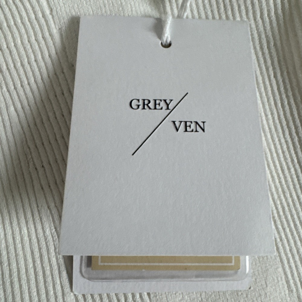 GREY/VEN Glady's Sleeveless Top Pure White Size XS NWT $225 - Picture 7 of 11